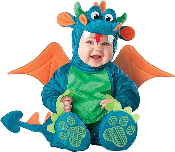 infant green dragon costume, baby halloween costume